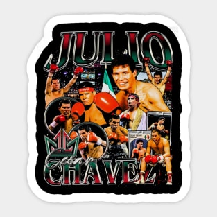 Julio Cesar Chavez Vintage Bootleg Sticker